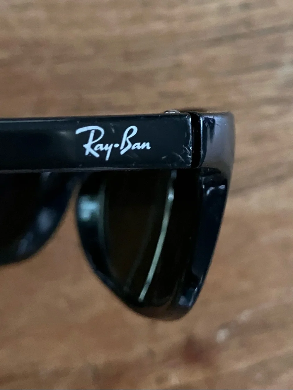 Ray-Ban Men’s Wraparound Sunglasses with Blackout Lenses